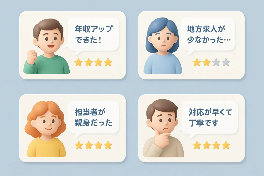 リアルミーキャリアの口コミ評判