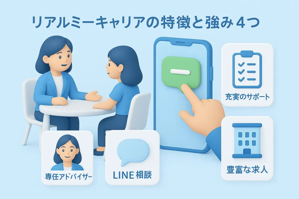 リアルミーキャリアの特徴と強み